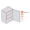 sourcing map Damper Buffers Soft Quiet Close for Cabinet Door Drawer Gray 10pcs