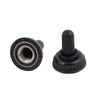 uxcell Toggle Switch Cover Rubber Cover Cap Boat Waterproof Mini Black 6mm Thread Diameter 5pcs