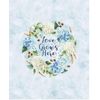 Hydrangea Panel- Celebrate The Seasons- Hoffman- U5129-222