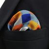 Shlax&Wing Multicolor Checks Necktie Wedding Ties For Men Silk 57.5"