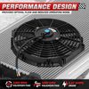 12" 12V VOLT ELECTRIC SLIM PUSH/PULL ENGINE COOLING/RADIATOR FAN+MOUNTING KIT