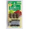 Clover button snap hook antique gold <26-564>