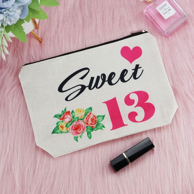 13th Birthday Gifts for Girls Makeup Bag Best Gift Ideas for 13 Year Old  Girl Great Teenage Girls Gifts for Her Daughter Granddaughter Sister Bestie