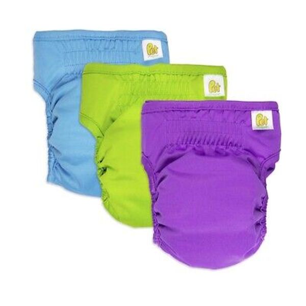 Pet Magasin Reusable Washable Dog Diapers Pack of 3 Sz S