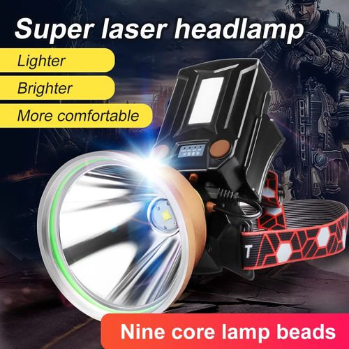 PINSAI Coon Hunting Lights,High Power LED Headlamp,Super Bright Rechargeable Headlight,Waterproof Outdoor Spotlight Flashlight,Portable Green red Head lamp for Fishing Camping