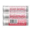 Delight Naturals JUMBO Lip Balm - Buttermint