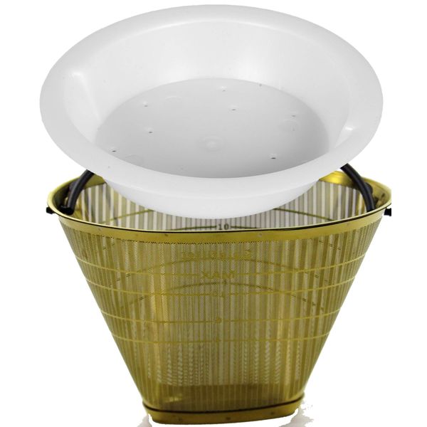 seleXions Gold Filter Coffee Filter Size 4 GF4MB and Water Distributor WVTPlus