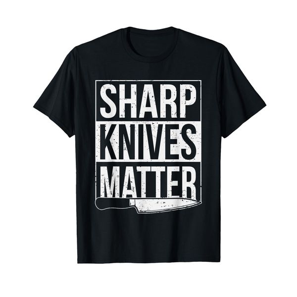 Funny Kitchen Knife, Sharp Knife T-Shirt, black