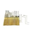 18pcs Dimple Lock Pick Tools with Round Handle,Pick UK Door Lock Quickly
