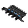 Cuifati PC 8 Channel Fan Hub Cooling Fan Speed Controller for PC Water Cooling System