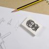 2 x 45mm 'Cute Hedgehog' Erasers/Rubbers (ER00040007)