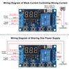 Coliao 2pcs DC 6-30V Timer Relay Programmable Time Delay Relay Module Cycle Timer with LED Display Support Micro USB 5V Power Supply, Smart Home Controller