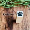 Paw / Footprint [0.4 inch (10 mm) square] * Rubber stamp