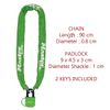 Master Lock FA003550281 Clear Padlock with Vinyl Sheath (Random Color)