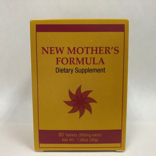 New Mother's Formula - Herbal Supplement for General Well Being - Made in USA