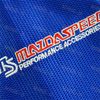 Shift Boot Cover Blue Racing Fabric Red Stitch For MT/AT Shift knob For Mazda