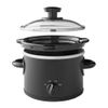 Slow Cooker 2 QT Crock-pot Matte Black Finish Removeable Stoneware Pot