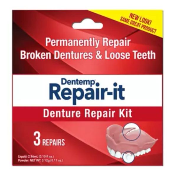 Dentemp Repair It Denture Repair Kit 3s