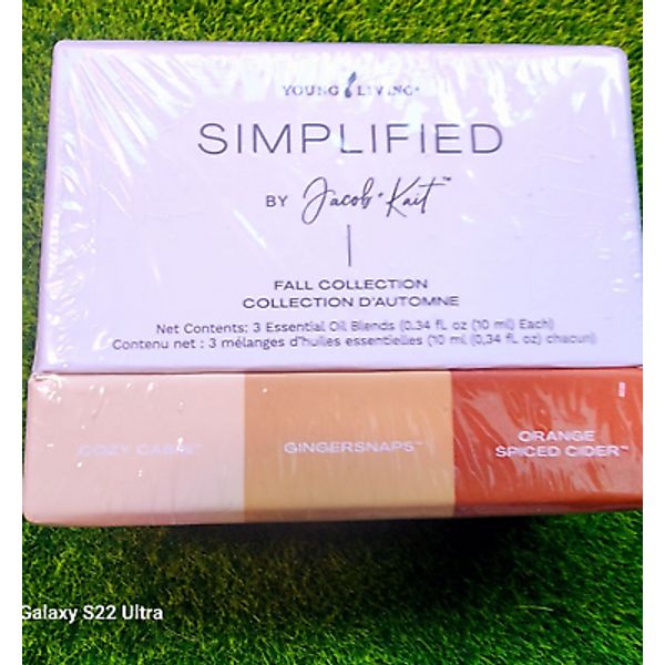 YOUNG LIVING Essential Oils SIMPLIFIED BY Jacob + Kait FALL COLLECTION 3x 10ml