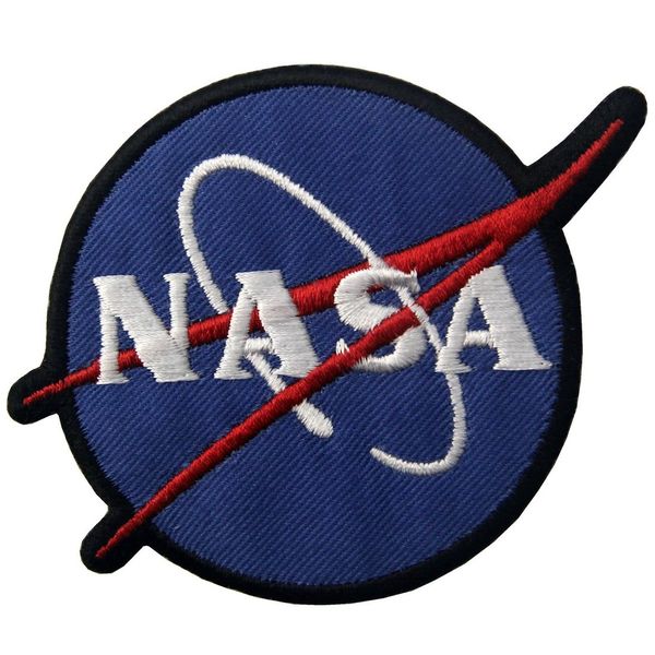 NASA Logo Space Explorer Embroidered Applique Iron On Sew On Patch
