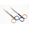 2pc IRIS SCISSORS 4.5"CURVED HIGH GRADE SUPERCUT DENTAL SURGICAL INSTRUMENT