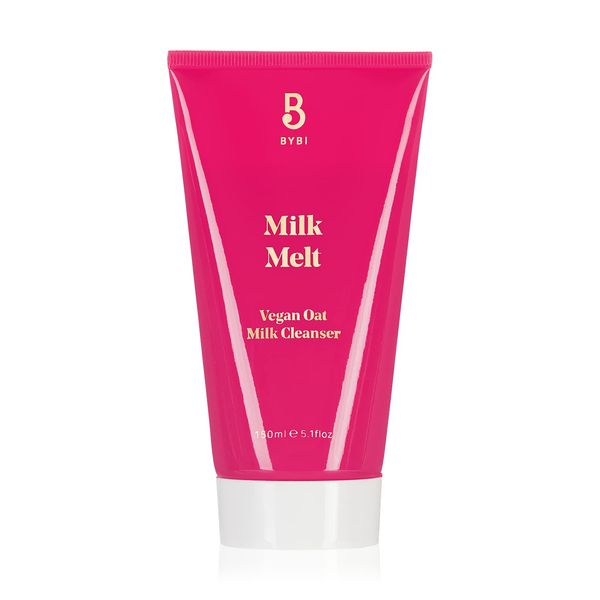 BYBI Beauty Milk Melt | Gentle Foaming Cleanser, Rebalances the Skin's Microbiome | Contains Oat Milk & Probiotics | 150ml