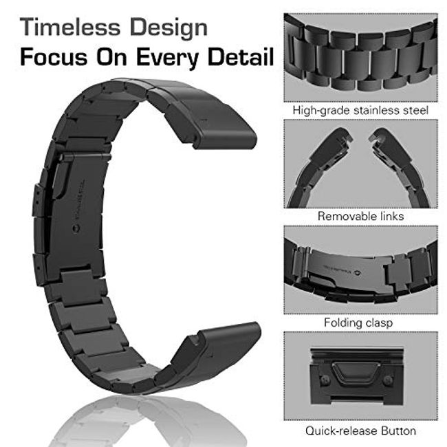 Link Bracelet For Garmin Forerunner 935 | StrapsCo