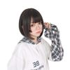 Feshfen Wig 66828A, Bob, Short, Princess Cut, Full Wig, Princess Hair, Women’s, Straight, Natural, Medical, Halloween, Small Face, Harajuku, Bangs, Daily, Heat Resistant -