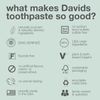 Charcoal Toothpaste for Enhanced Teeth Whitening, Peppermint, Antiplaque, Flo...