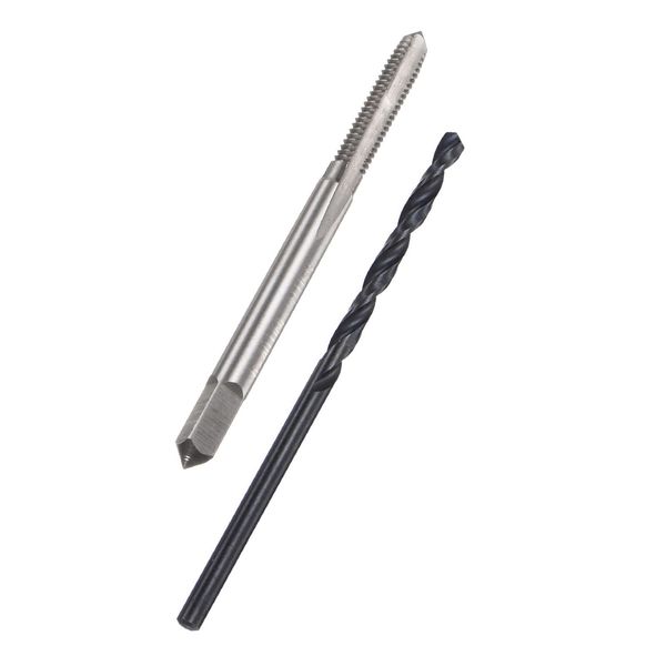 Tap and Drill Bit Kit 6-40 UNF Thread Tap 7/64" Oxide Twist Drill Bit