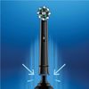 Oral-B CrossAction Black Toothbrush Heads Pack Of 4 Replacement Refills For Electric Rechargeable Toothbrush, Black Edition