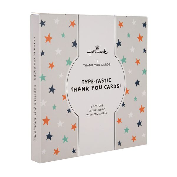 Hallmark Thank You Cards - Multipack of 10 in 5 Contemporary Designs