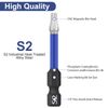 HPHOPE Professional Screwdriver Bit Set 10Pcs, Shockwave Bit Set Includes Torx Bits, Pozi Bits, Phillips Bits, Length 50mm, Hexagon Bits Set with Key Ring