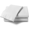 Textiles Direct Percale White Double Fitted Valance Sheet