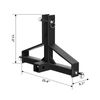 3 Point Quick Hitch 2" Receiver Category 1 Tractor Attachments Farm Equipment US