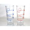 Pilots Passenger Plane Shot Glass (Glass, Cups,) Red