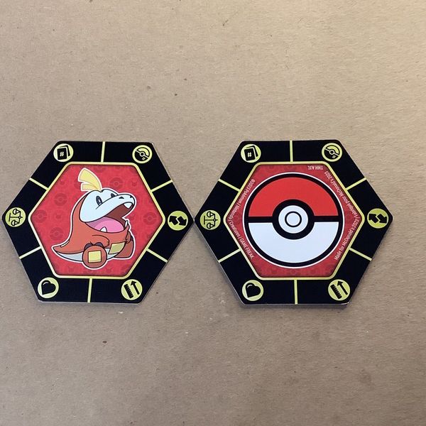 2023 McDonalds Kids Meal Pokémon Toy Fuecoco Match Battle Flip Coin THH B-4