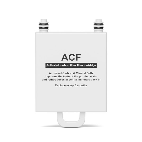 Purewell C01-ACF Alkaline Replacement Post Filter Cartridge for C01 Countertop Reverse Osmosis System