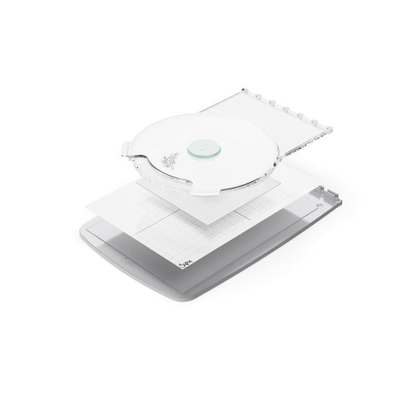 Sizzix Stencil Accessory – Stamp & Spin Tool, Clear