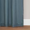 Lush Decor Flower Drops Window Curtain Single Panel, 95" L x 42" W, Blue