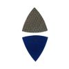 3" Triangular Diamond Grinding/Polishing Pads for Oscillating Multi-Tools, 3mm Segment Height, Electroplated, 60 Grit