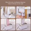 Automatic Toothpaste Dispenser, Smart Electric Toothpaste Dispenser with 3 Dispensing Modes, Wall Mounted or Tabletop Automatic Toothpaste Squeezer for Kids and Adults, Bathroom