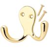 Fort Fasteners Robe Hooks Single Chrome Plated Pack of 3