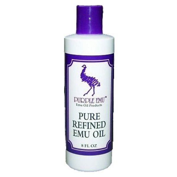 AEA Certified Fully Refined Pure Emu Oil 8oz. Bottle.