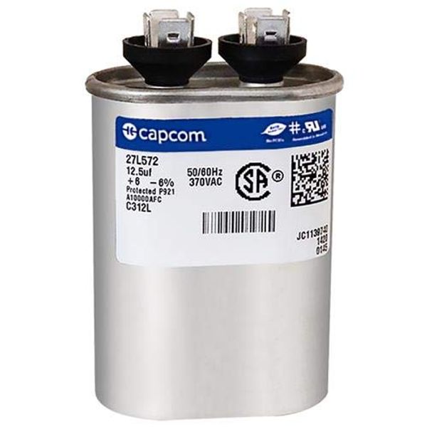 GE GENTEQ Capacitor Oval 12.5 uf MFD 370 volt 97F9003