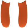 eXtremeRate Controller Grip for Xbox Series X & S, Orange Soft Touch Comfortable Left Right Side Rails, Replacement Parts Rear Shell for Xbox Core Wireless Controller [Controller Excluded]