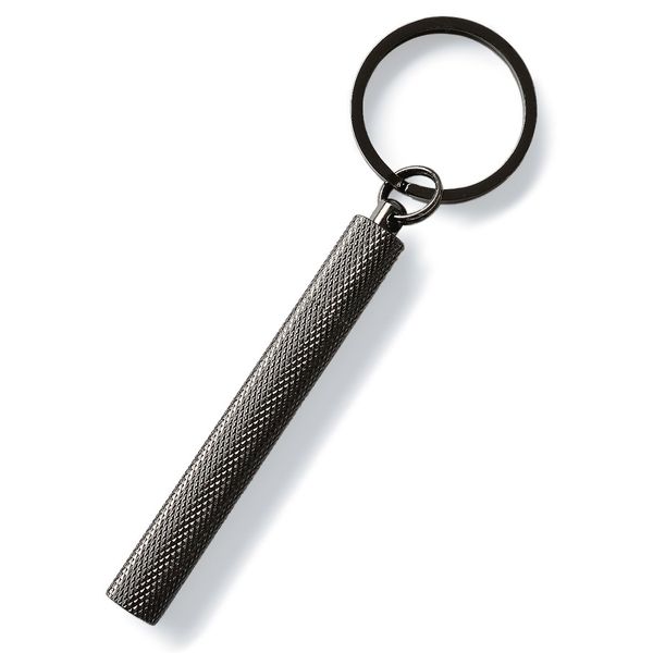 TABARAT Toothpick Case, Key Ring, Key Ring, Brass, Made in Japan, Black Silver