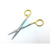 12 GOLD HANDLE IRIS MICRO DISSECTING SCISSORS STRAIGHT 4.5"