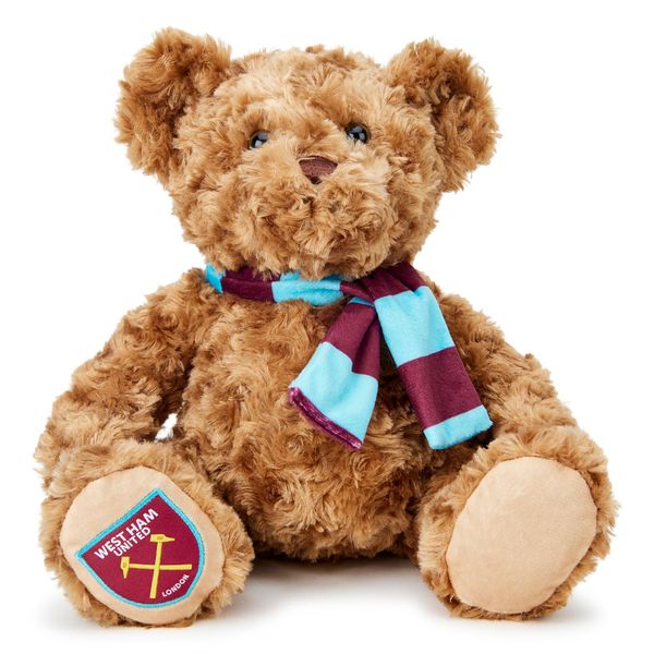 West Ham FC Supersoft Classic Bear 25 cm Officially Licensed Football Soft Toy Plush For Adults And Kids. Come On You Irons (COYI)!