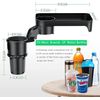 Chulovs Cup Holder Expander for Car Multifunctional Tray with 360° Rotating Table Adjustable Base (Black)